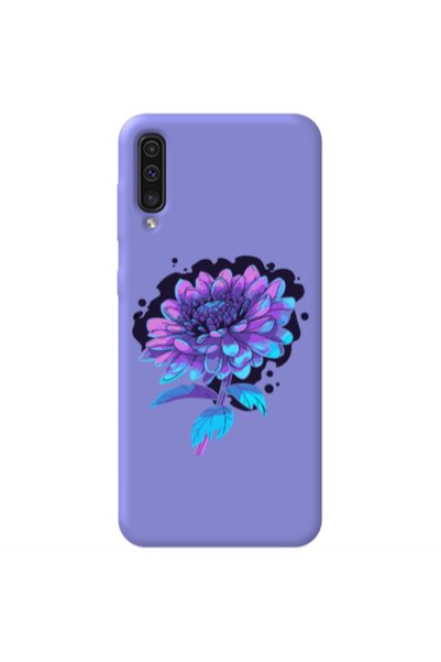 Other Samsung A70 Witch flower Purple Colored Silicone TPU Θήκη