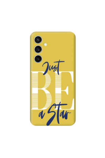 Other Samsung S24 Plus Just Be a Star Yellow Colored Silicone TPU Θήκη
