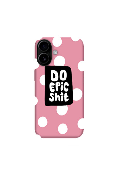 Other Apple Iphone 16 plus Do Epic Shit Pink Colored Silicone TPU Θήκη