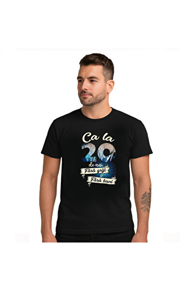 OEM Tricou barbat Ca la 20de ani , 100%bumbac