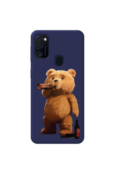 Other Samsung M21 Beer Time Dark blue Colored Silicone TPU Θήκη