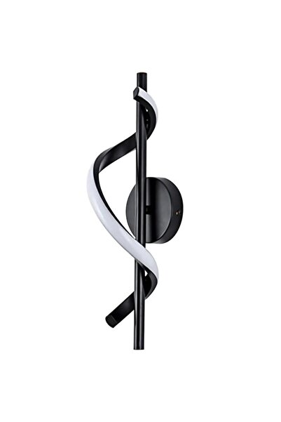NEXTLY Aplică de perete LED, Lumină caldă, Negru modern, De interior, 36x16 cm