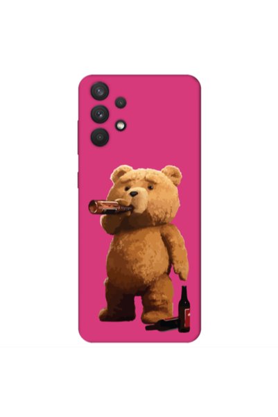 Other Samsung A32 4G Beer Time Fuchsia Colored Silicone TPU Θήκη