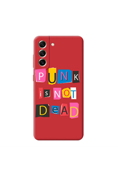Other Samsung S21 FE Punk is not Dead Red Colored Silicone TPU Θήκη
