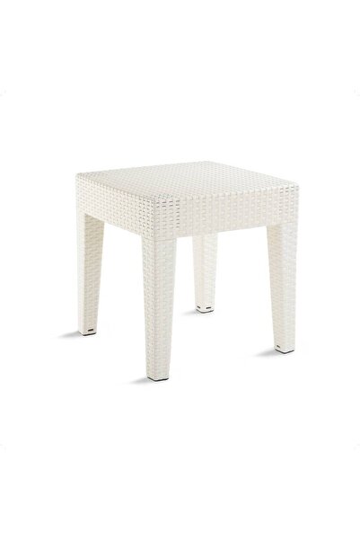 OEMS Small Rattan Set Table - Small Rattan Set Table White (Off White)