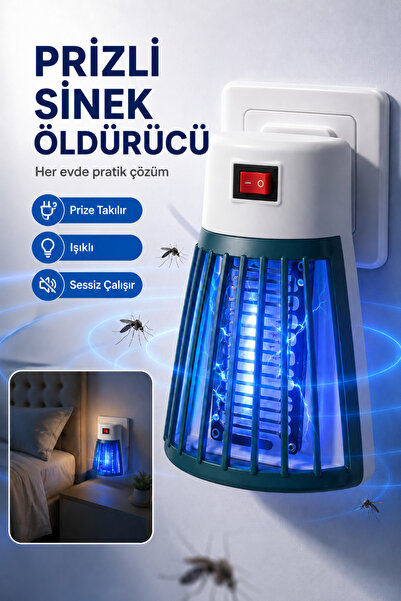 Seyoni Prizli Sinek Öldürücü Lamba Işıklı Elektrikli Sivrisinek Kovucu Böcek ...