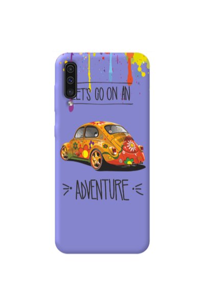 Other Samsung A70 Adventure Purple Colored Silicone TPU Θήκη