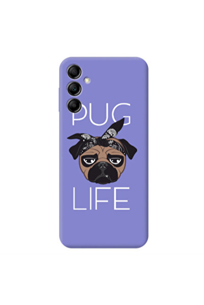 Other Samsung A24 Pug Life Purple Colored Silicone TPU Θήκη