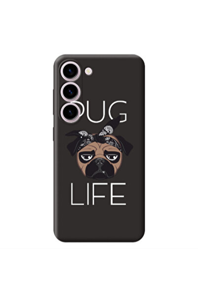 Other Samsung S24 Pug Life Black Colored Silicone TPU Θήκη