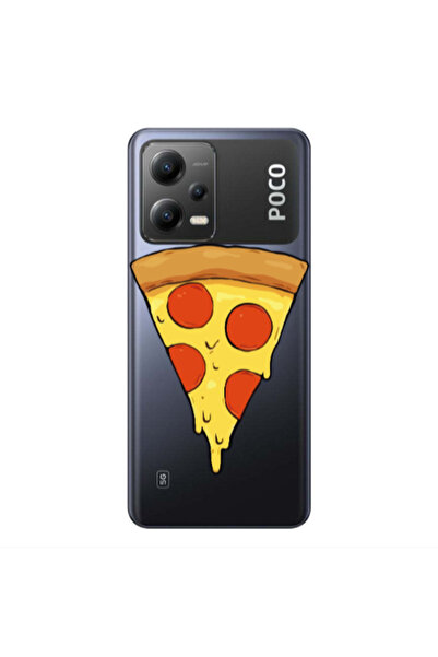 Other Xiaomi Poco X5 Pizza Slice Transparent Silicone TPU Θήκη