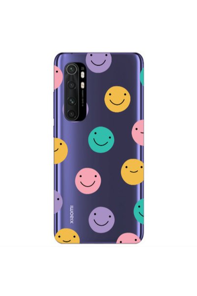 Other Xiaomi Mi Note 10 Lite Colorful smiles Transparent Silicone TPU Θήκη