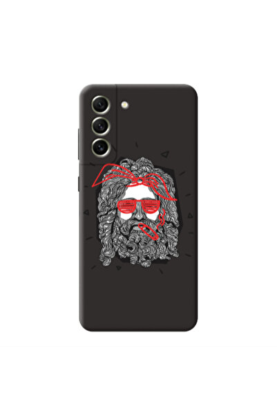 Other Samsung S21 PLUS Cool glasses Black Colored Silicone TPU Θήκη