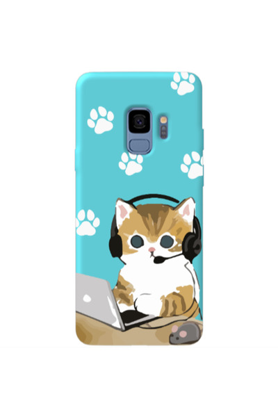 Other Samsung S9 Plus Call Center Turquoise Colored Silicone TPU Θήκη