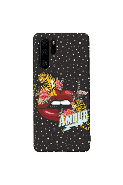 Other Huawei P30 Pro Amour Black Colored Silicone TPU Θήκη