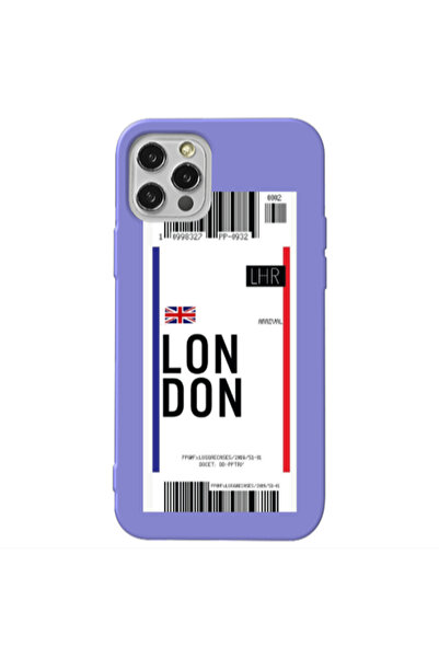 Other Apple iPhone 13 Pro London Arrival Purple Colored Silicone TPU Θήκη