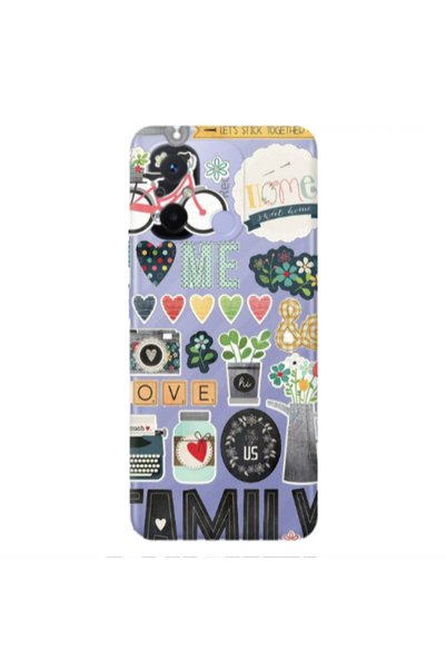 Other Xiaomi Redmi 12C Family love home Transparent Silicone TPU Θήκη