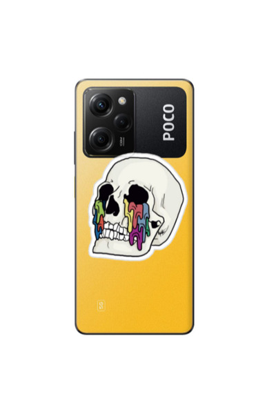 Other Xiaomi Poco X5 Pro Skull Transparent Silicone TPU Θήκη