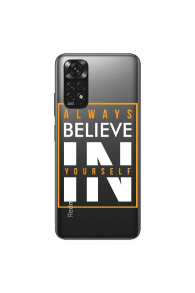 Other Xiaomi Redmi Note 11S NFC Always Belive Transparent Silicone TPU Θήκη