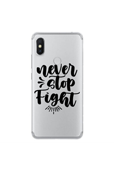 Other Xiaomi Redmi S2 Never stop fight Transparent Silicone TPU Θήκη