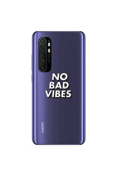 Other Xiaomi Mi Note 10 Lite No bad vibes Transparent Silicone TPU Θήκη