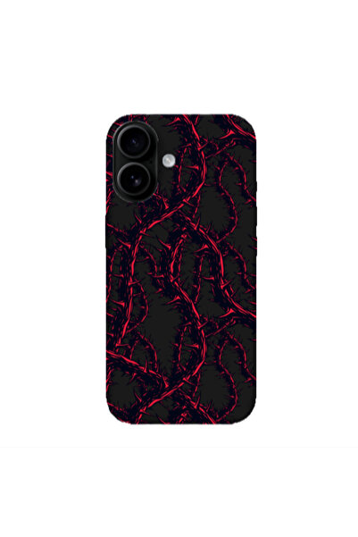 Other Apple Iphone 16 plus Prickly ivy Black Colored Silicone TPU Θήκη