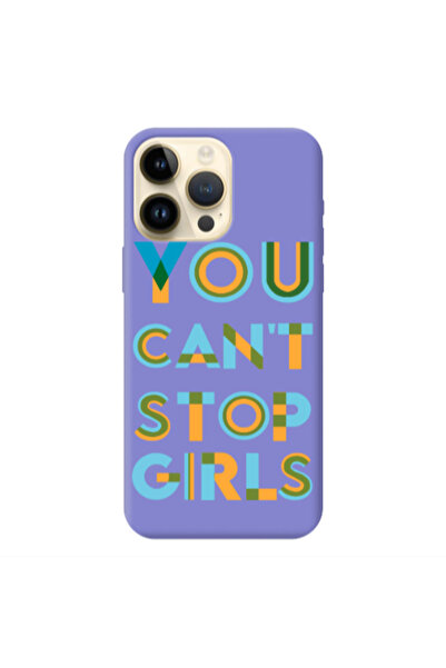 Other Apple iPhone 13 Pro Max You Cant Stop Girls Purple Colored Silicone TPU...