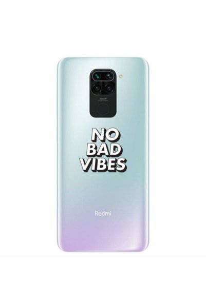 Other Xiaomi Redmi Note 9 No bad vibes Transparent Silicone TPU Θήκη