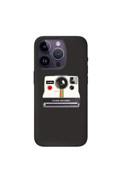 Other Apple iPhone 14 Pro Max Polaroid land camera Black Colored Silicone TPU...