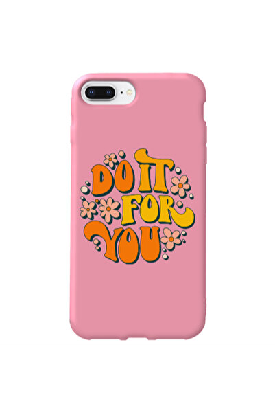 Other Apple iPhone 7 Plus Do it For You Pink Colored Silicone TPU Θήκη