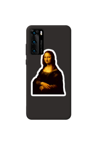 Other Huawei P40 Davinci Black Colored Silicone TPU Θήκη
