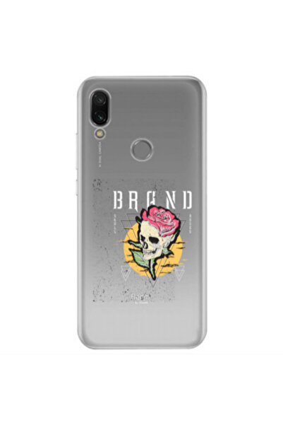 Other Xiaomi Redmi Note 7 Skull Roses Transparent Silicone TPU Θήκη