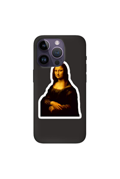 Other Apple iPhone 14 Pro Max Davinci Black Colored Silicone TPU Θήκη