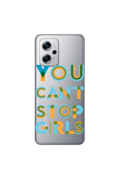 Other Xiaomi Poco X4 GT You Cant Stop Girls Transparent Silicone TPU Θήκη