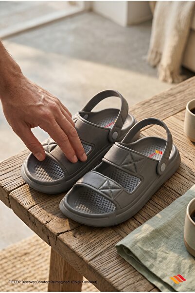 Moda fiesta Men's Double-Strapped Sandals – Light Sole Daily Use Summer Slipp...