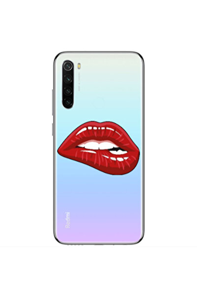 Other Xiaomi Redmi Note 8 Shiny Lips Transparent Silicone TPU Θήκη