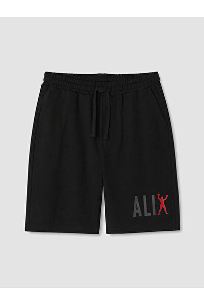 LC Waikiki Peak New Season Muhammad Ali Printed Men's Pajama Bottom Shorts