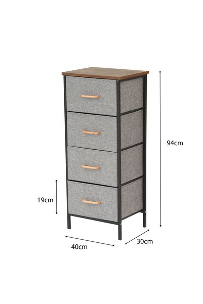 RollsTimi Fabric dustproof drawer storage cabinet