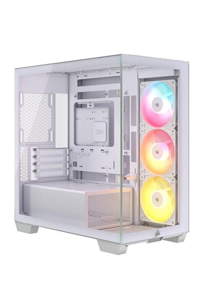 Corsair 2800X RS-R ARGB Micro-ATX Case with 3 RS120-R ARGB Fans, White