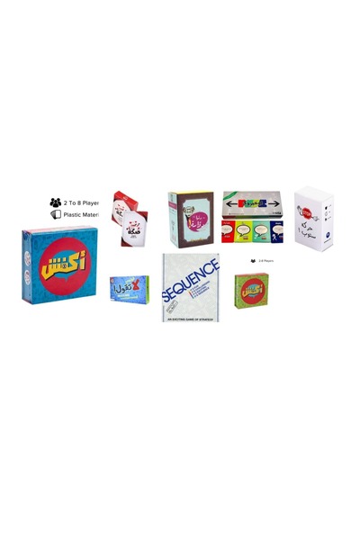 Generic Fun 8-Piece Party Game Set