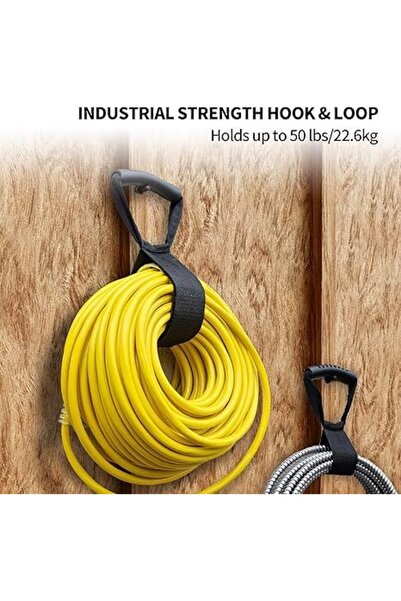 Arabest Easy-Carry Storage Straps - 26” – Heavy-Duty Hook and Loop Cord Hange...
