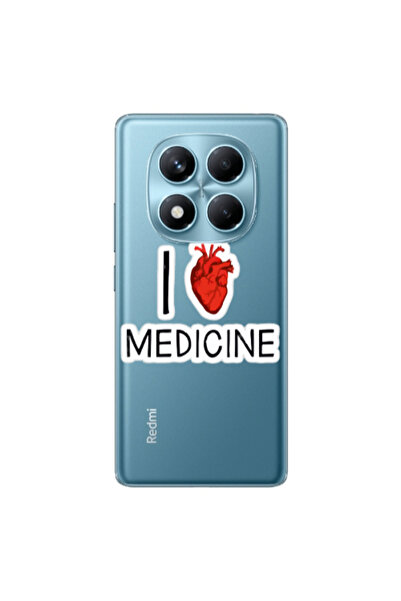 Other Xiaomi Redmi Note 14 Pro I Love Medicin Transparent Silicone TPU Θήκη