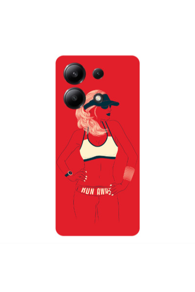 Other Xiaomi Redmi Note 13 4G Run away Transparent Silicone TPU Θήκη