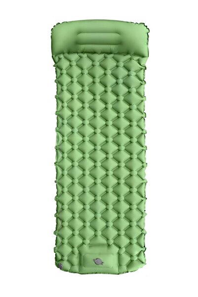 bilteknik Ultra Hafif Kendinden Pompası olan Şişme Kamp Yatağı 195x60x5 cm | ...