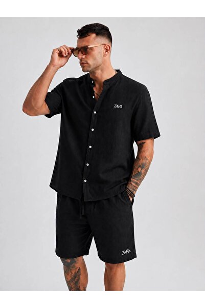 STITCH by MH Men's Breathable 100% Rich Linen Casual Co-Ord Set