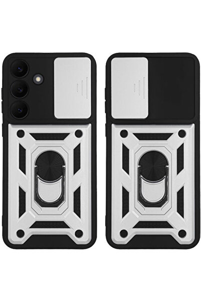 Other Θήκη Ring Armor Campro Sonique Samsung Galaxy S25 Fe Ασημί