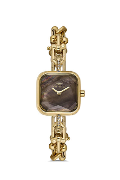 FERRO Yellow Steel Cord Women Wrist Watch Fl40185A-B5 3 Atm Water Resistant 2...