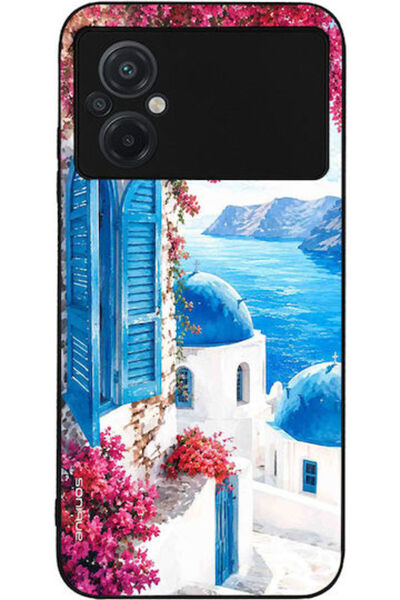 Other Σονικ Σειρά Μουσής Ελληνικών Νησιών Xiaomi Poco M5 Θήκη Σαντορίνη Ανοιχ...
