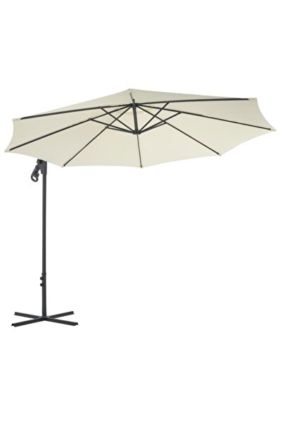 Selgot Umbrelă de grădină sau curte, culoare bej, diametru 300 cm