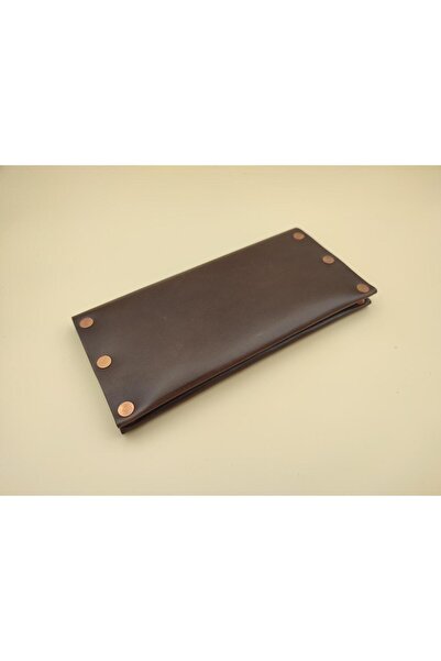 Leather 1 Studio Portofel de damă lucrat manual „Rivet Élan”