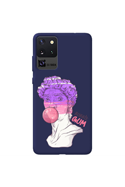 Other Samsung S20 Ultra Pin Bubble Dark blue Colored Silicone TPU Θήκη